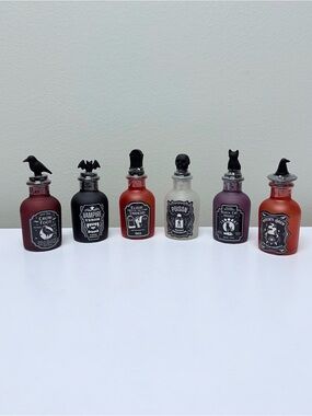 Target Bullseye Halloween Potion Bottles With Toppers 2026 Full Set of 6